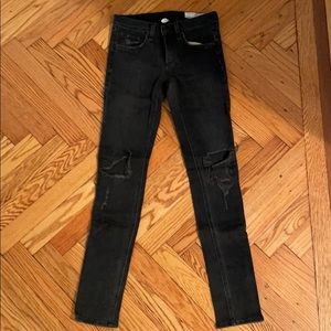 Black skinny rag and bone jeans